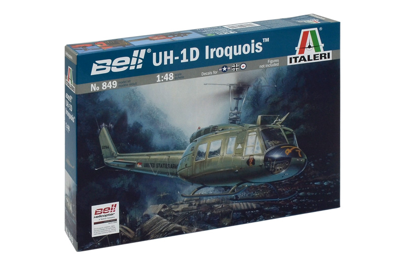 Model Kit vrtuľník 0849 - UH-1D "SLICK" (1:48) 33-0849