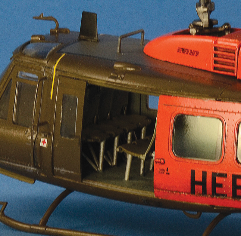 Model Kit vrtulník 0849 - UH-1D "SLICK" (1:48)