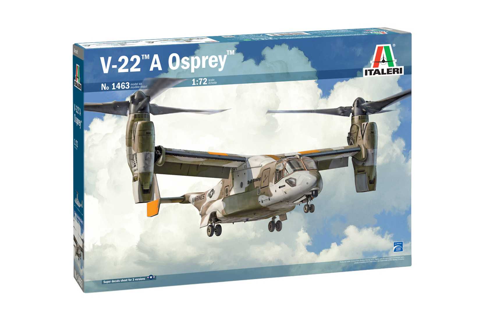 Model Kit vrtuľník 1463 - V-22A Osprey (1:72) 33-1463
