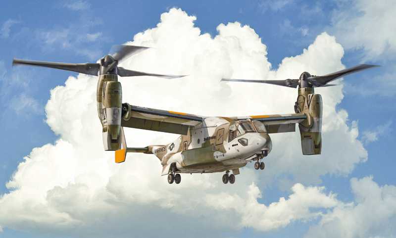 Model Kit vrtulník 1463 - V-22A Osprey (1:72)