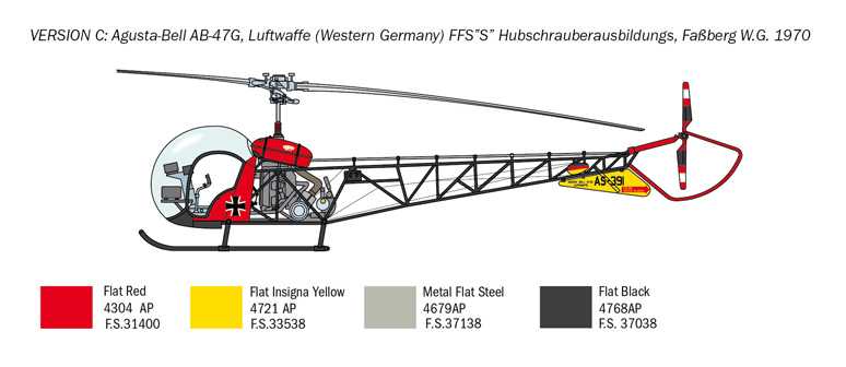 Model Kit vrtulník 2820 - OH-13 Sioux Corean War (1:48)