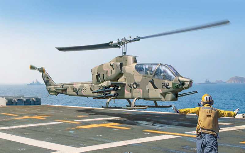 Model Kit vrtulník 90835 - AH-1T Sea Cobra (1:48)