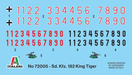 Model Set tank 72005 - Sd. Kfz. 182 King Tiger (1:72)