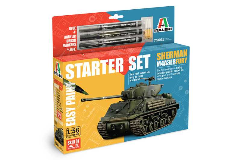 1:56 M4A3E8 Sherman Fury (Starter Set)