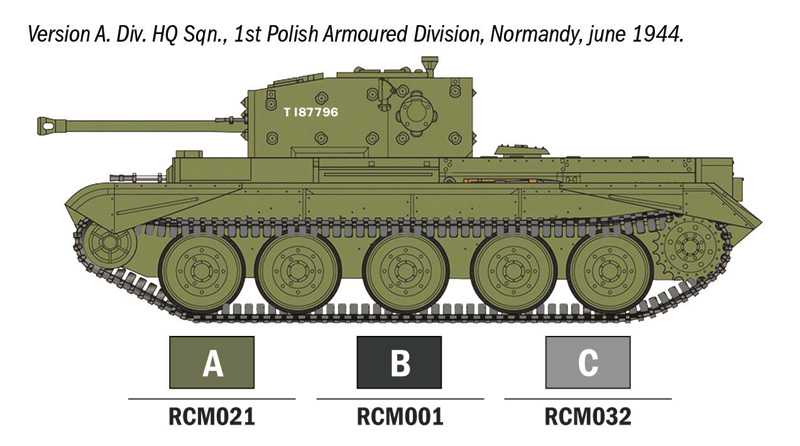 Model Set tank 75004 - Cromwell Mk. IV (1:56)