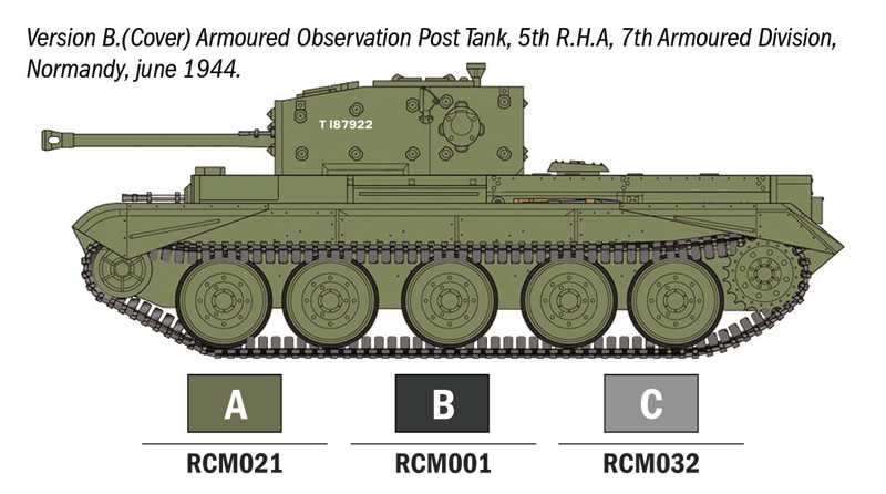 Model Set tank 75004 - Cromwell Mk. IV (1:56)