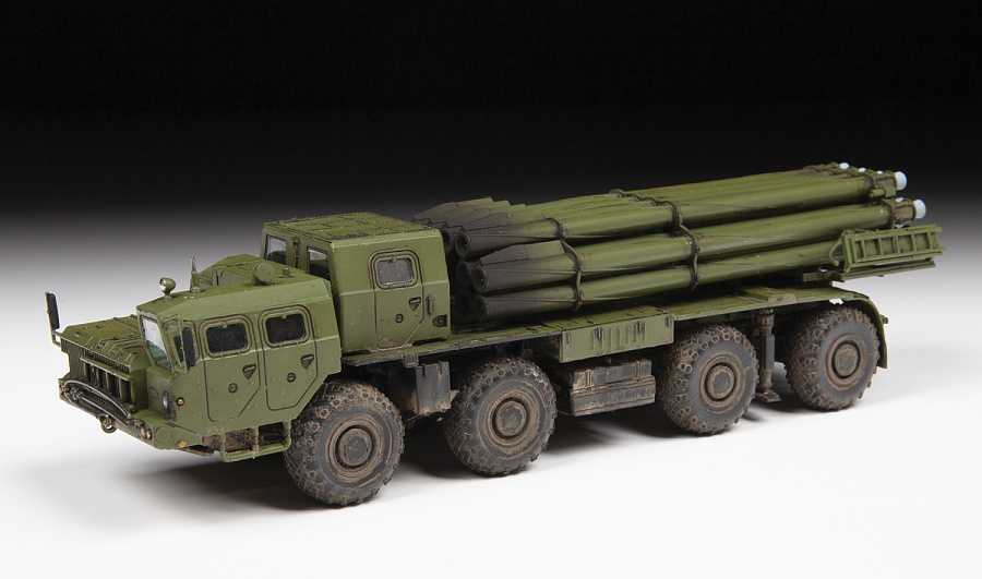 Model kit military 5072 - Multiple Rocket launch system "SMERCH" (1:72)
