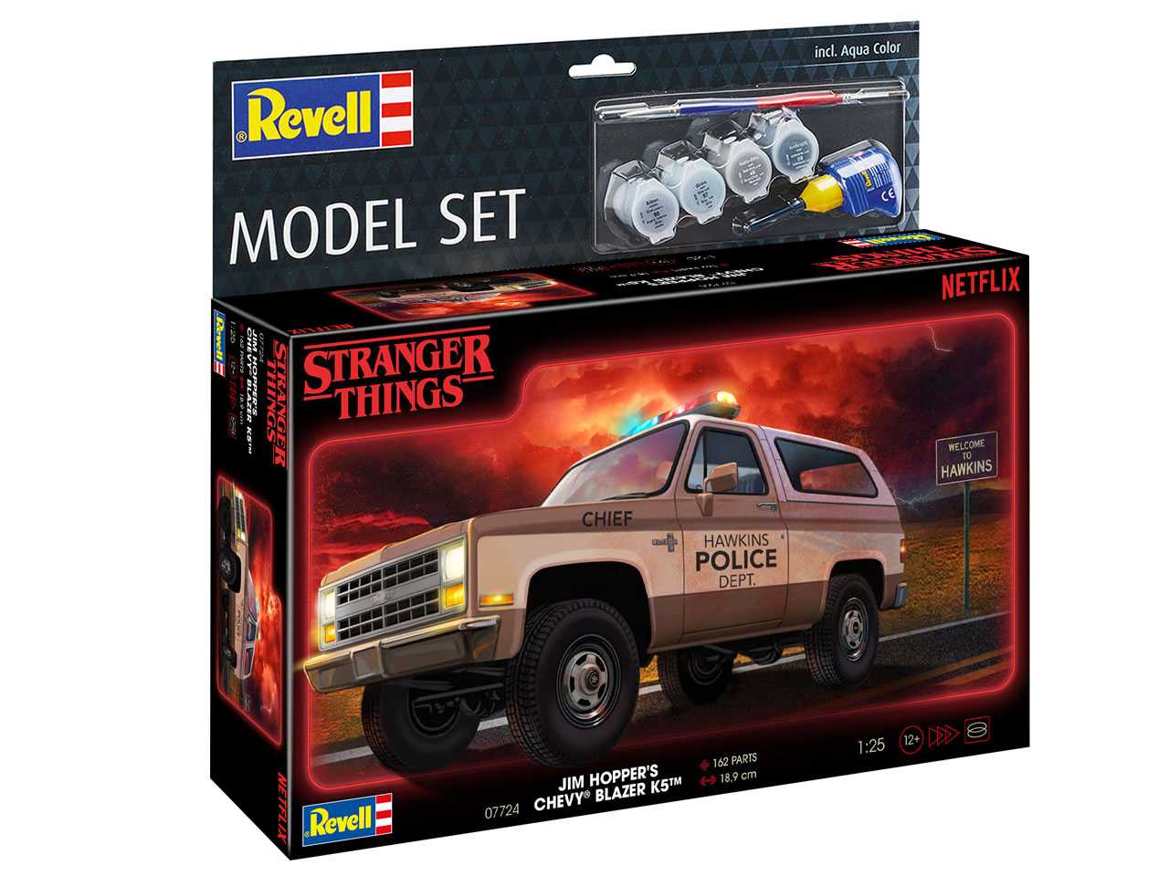 ModelSet STRANGER THINGS auto 67724 - 1985 Chevrolet K5 Blazer (1:25) 18-67724