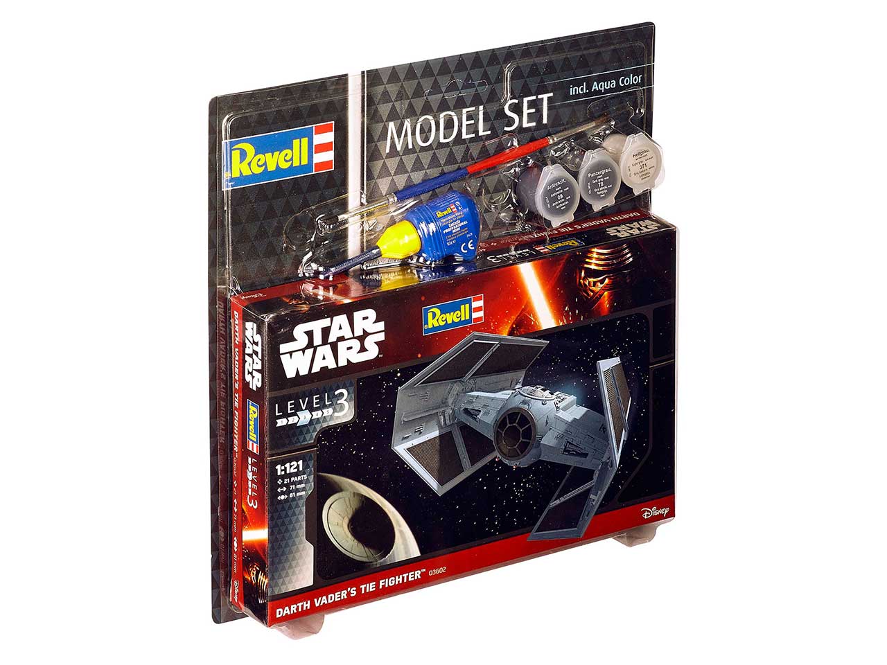 ModelSet SW 63602 - Darth Vader's TIE Figher (1:121) 18-63602