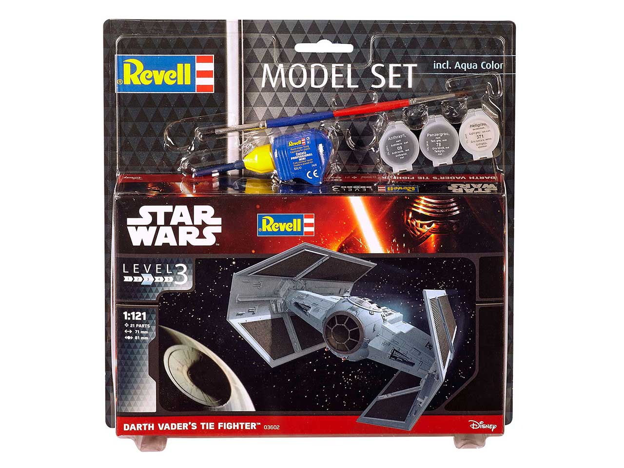 ModelSet SW 63602 - Darth Vader's TIE Figher (1:121)