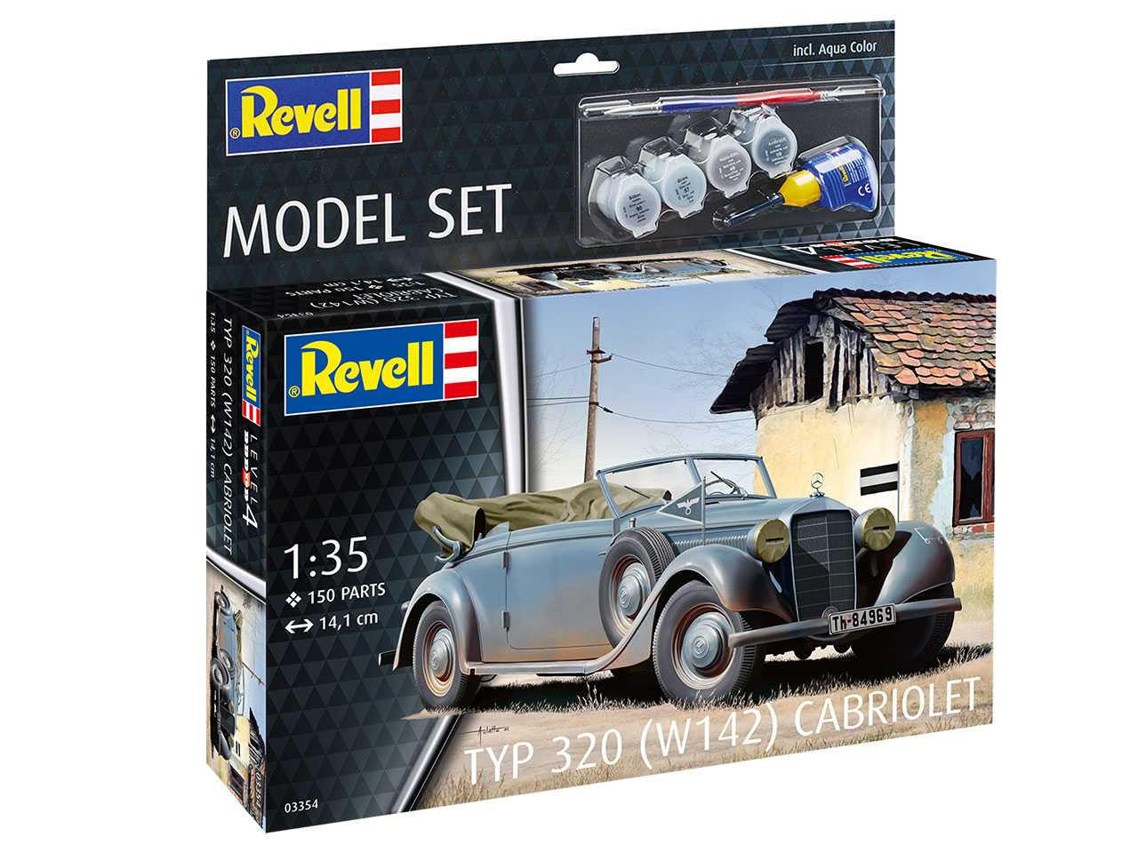 ModelSet auto 63354 - Typ 320 (W142) Cabriolet (1:35)