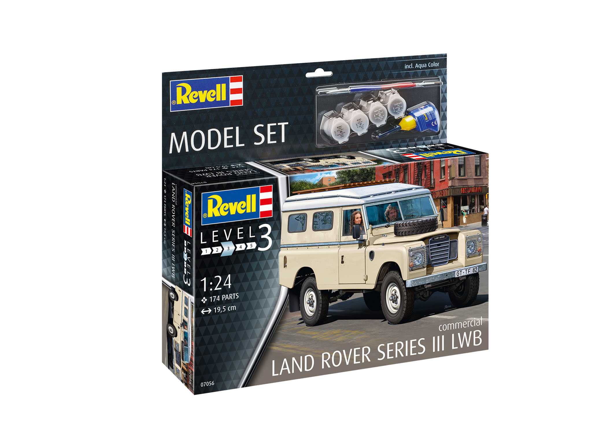 ModelSet auto 67056 - Land Rover Series III LWB (commercial) (1:24) 18-67056