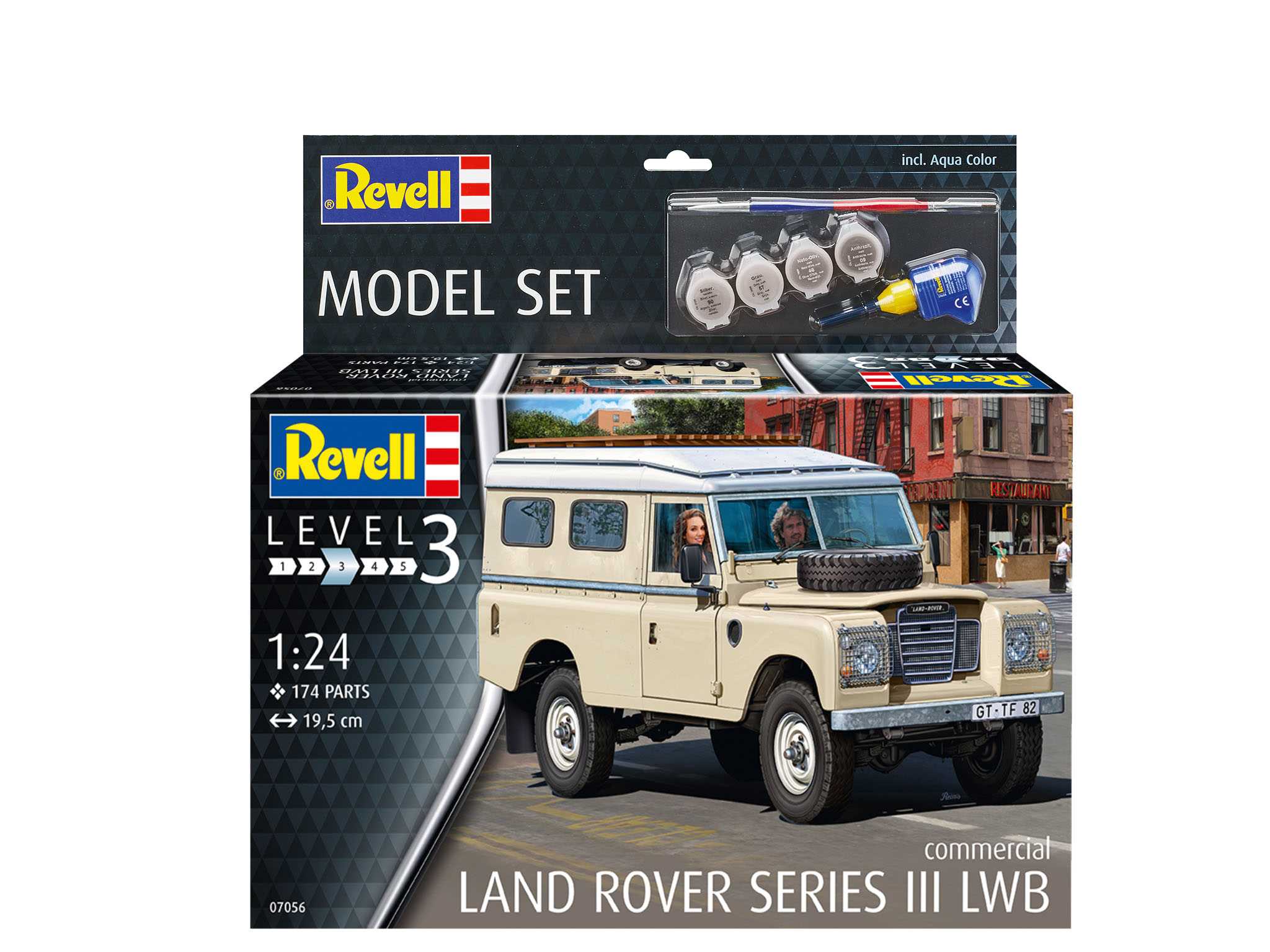 ModelSet auto 67056 - Land Rover Series III LWB (commercial) (1:24)
