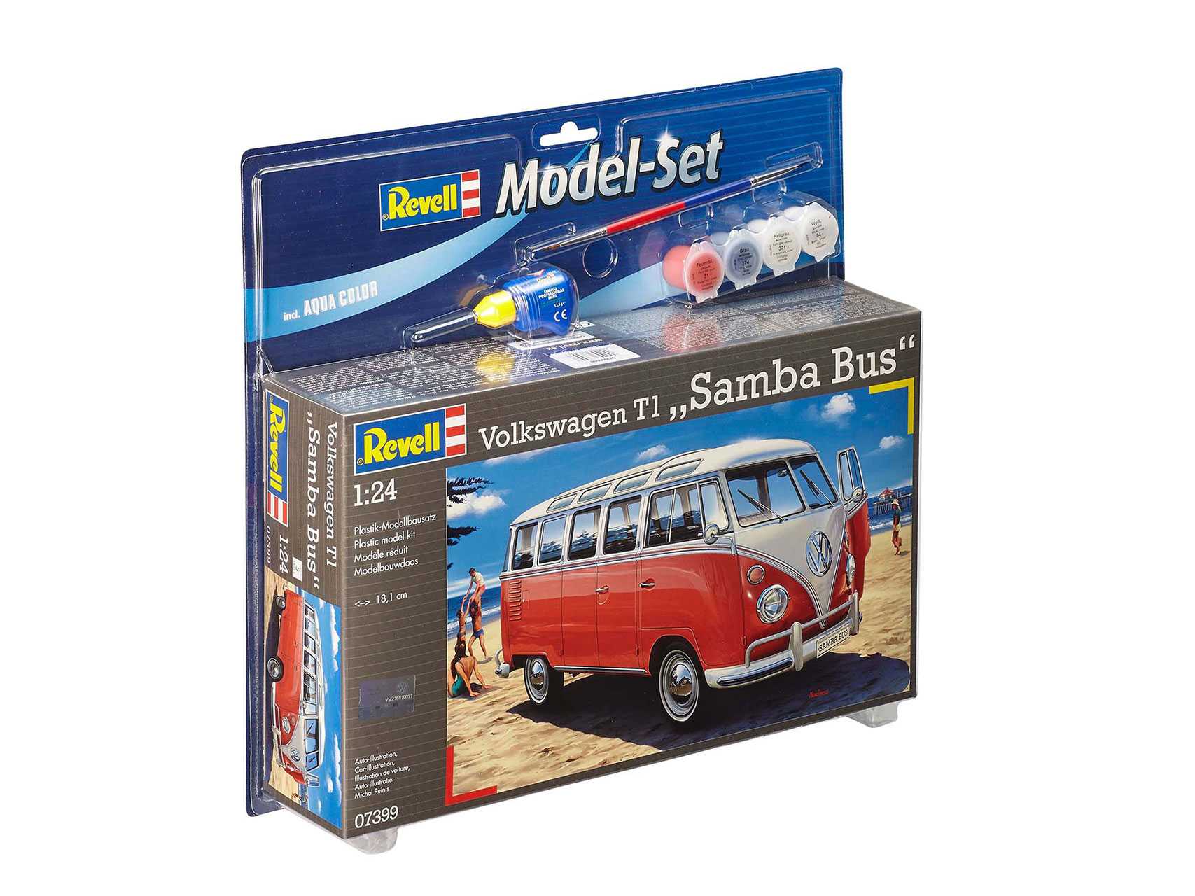 ModelSet auto 67399 - VW T1 Samba Bus (1:24) 18-6293