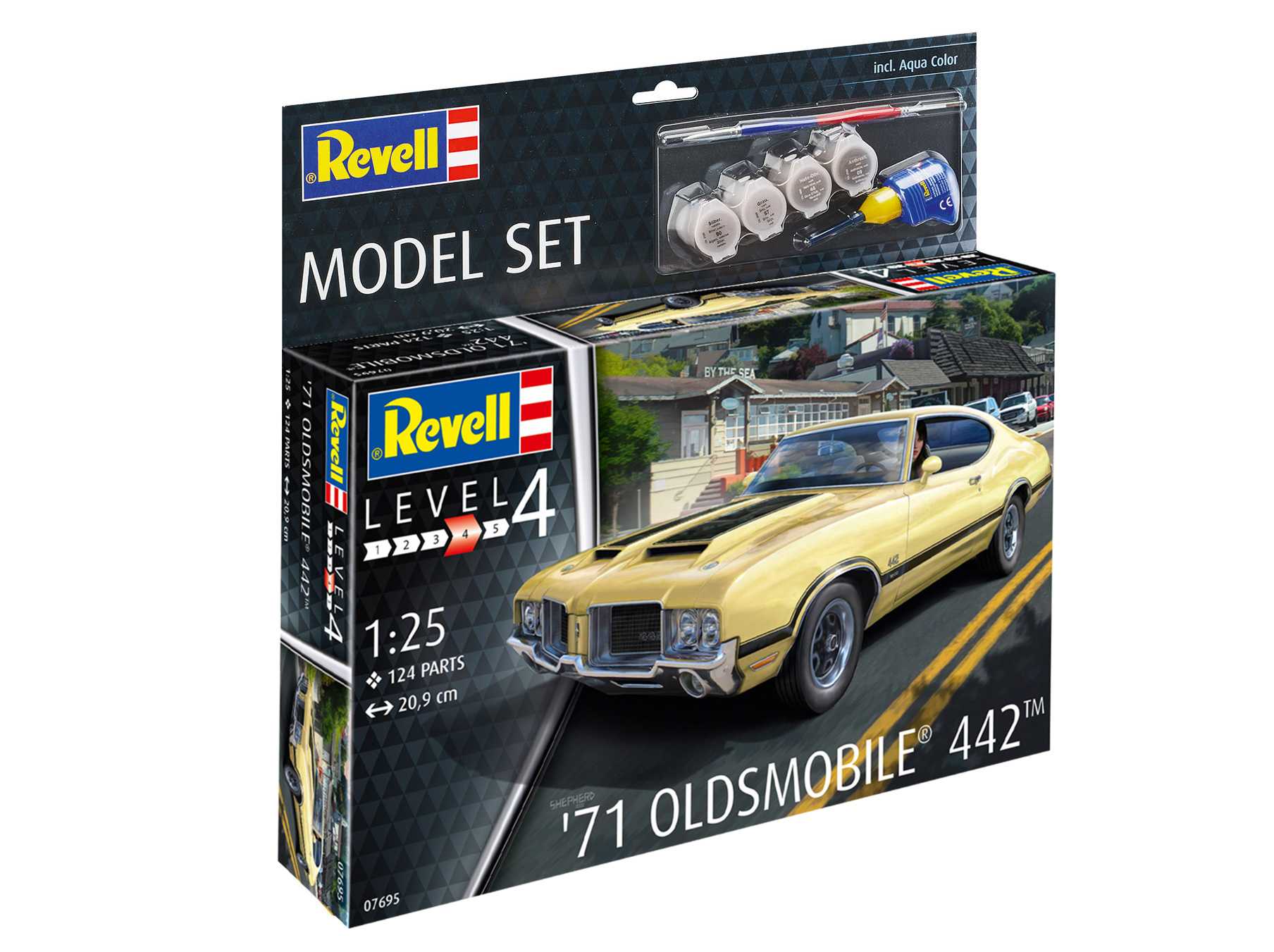 ModelSet auto 67695 - 71 Oldsmobile 442 Coupé (1:24) 18-67695