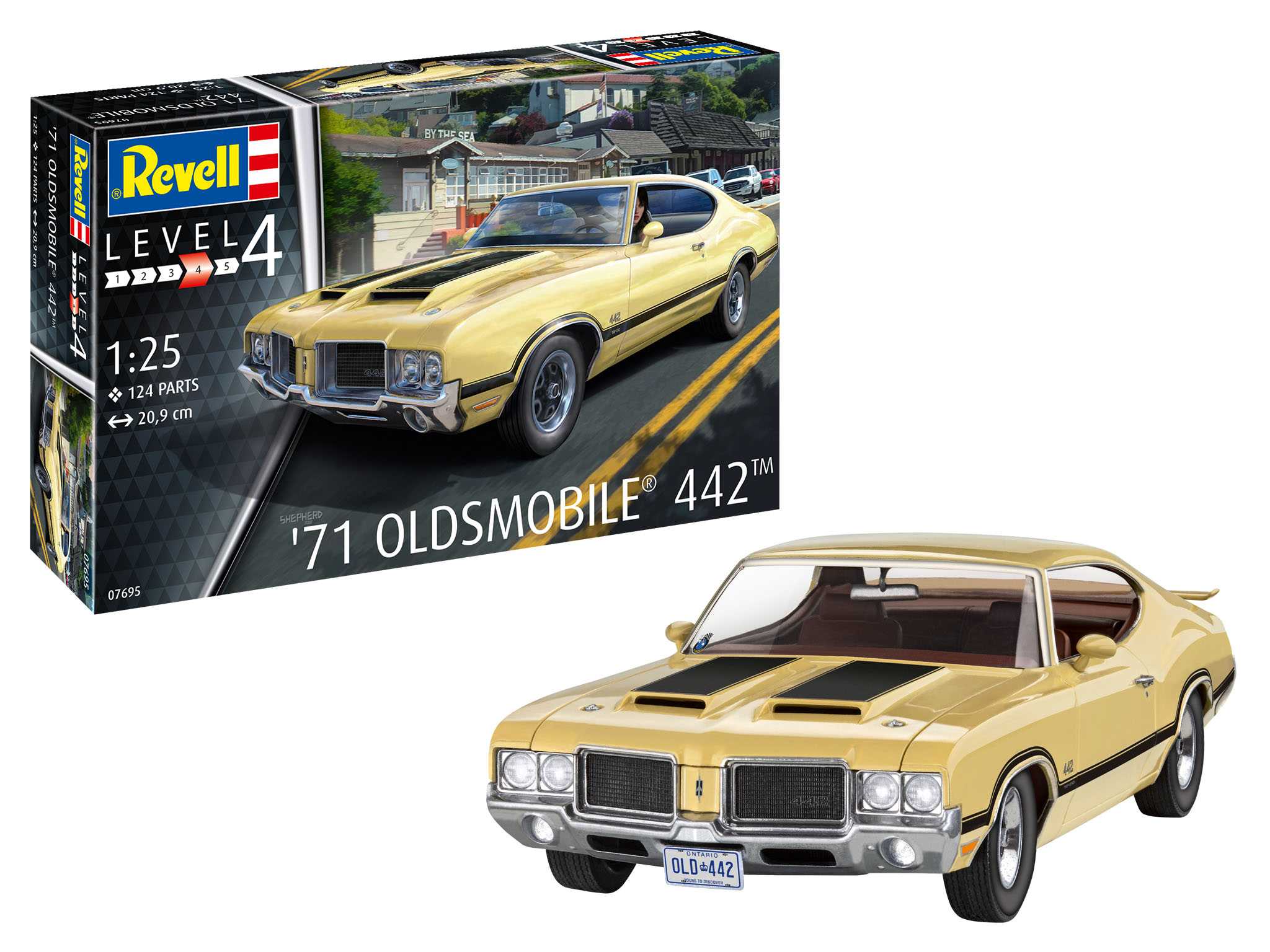 ModelSet auto 67695 - 71 Oldsmobile 442 Coupé (1:24)