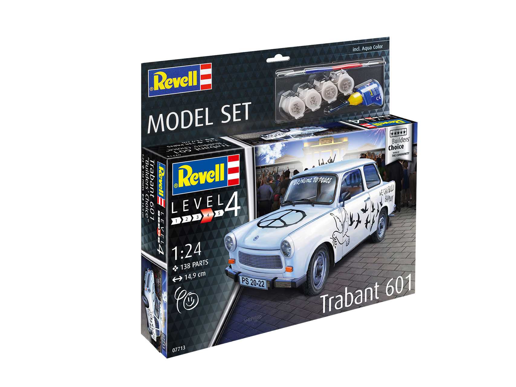 ModelSet auto 67713 - Trabant 601S "Builder's Choice" (1:24) 18-67713