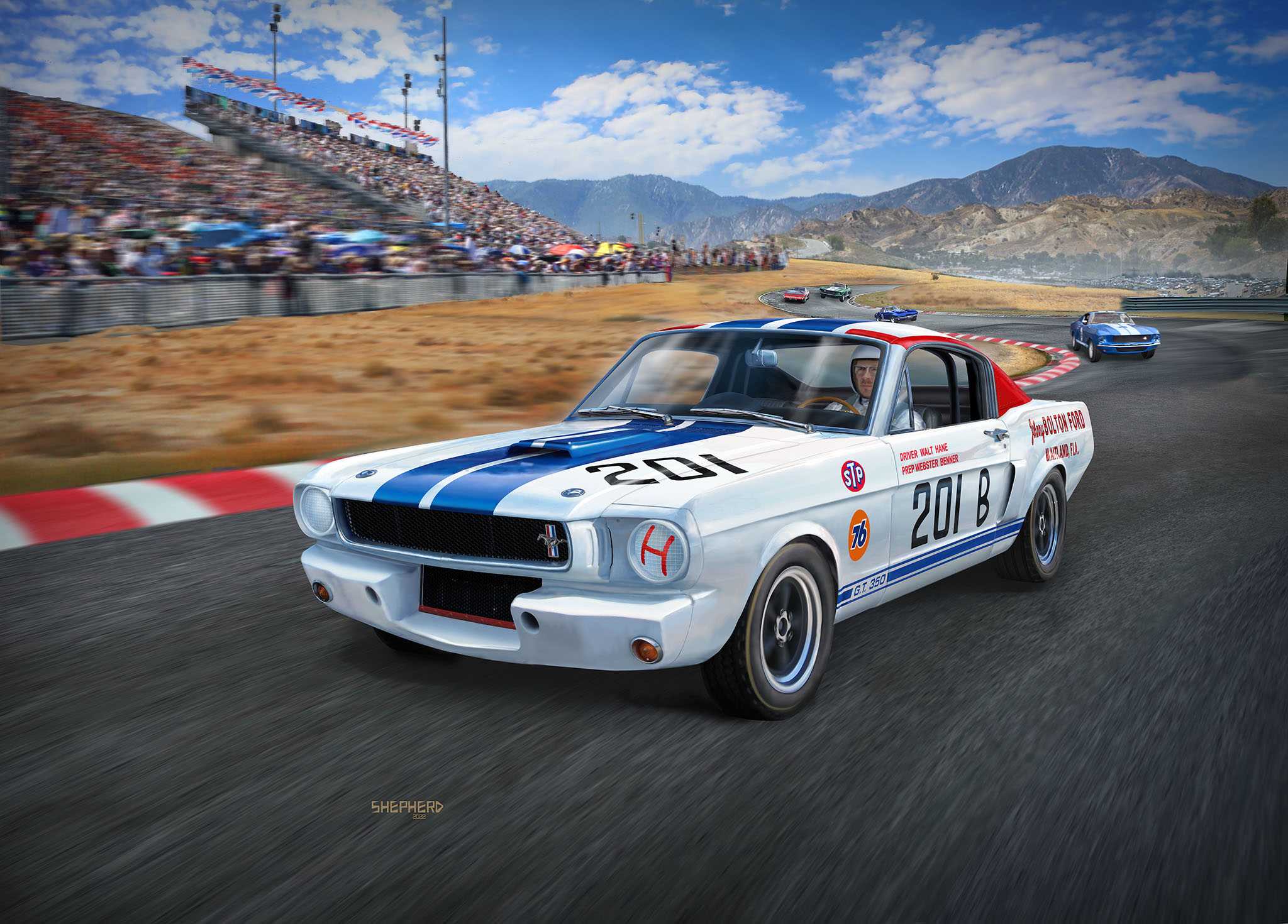 ModelSet auto 67716 - 1965 Shelby GT 350 R (1:24)