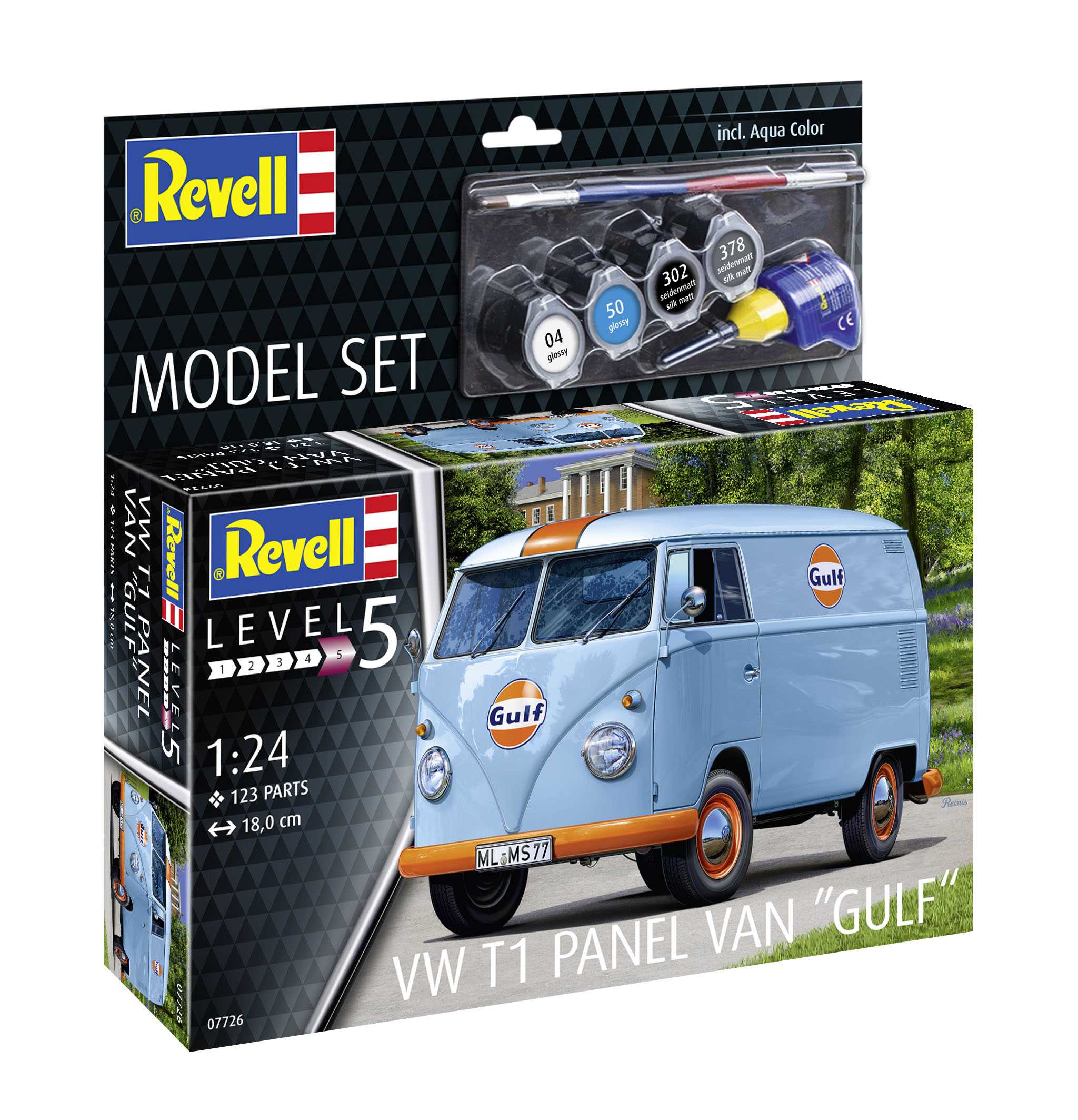 1:24 VW T1 Panel Van ″Gulf″ (Model Set)