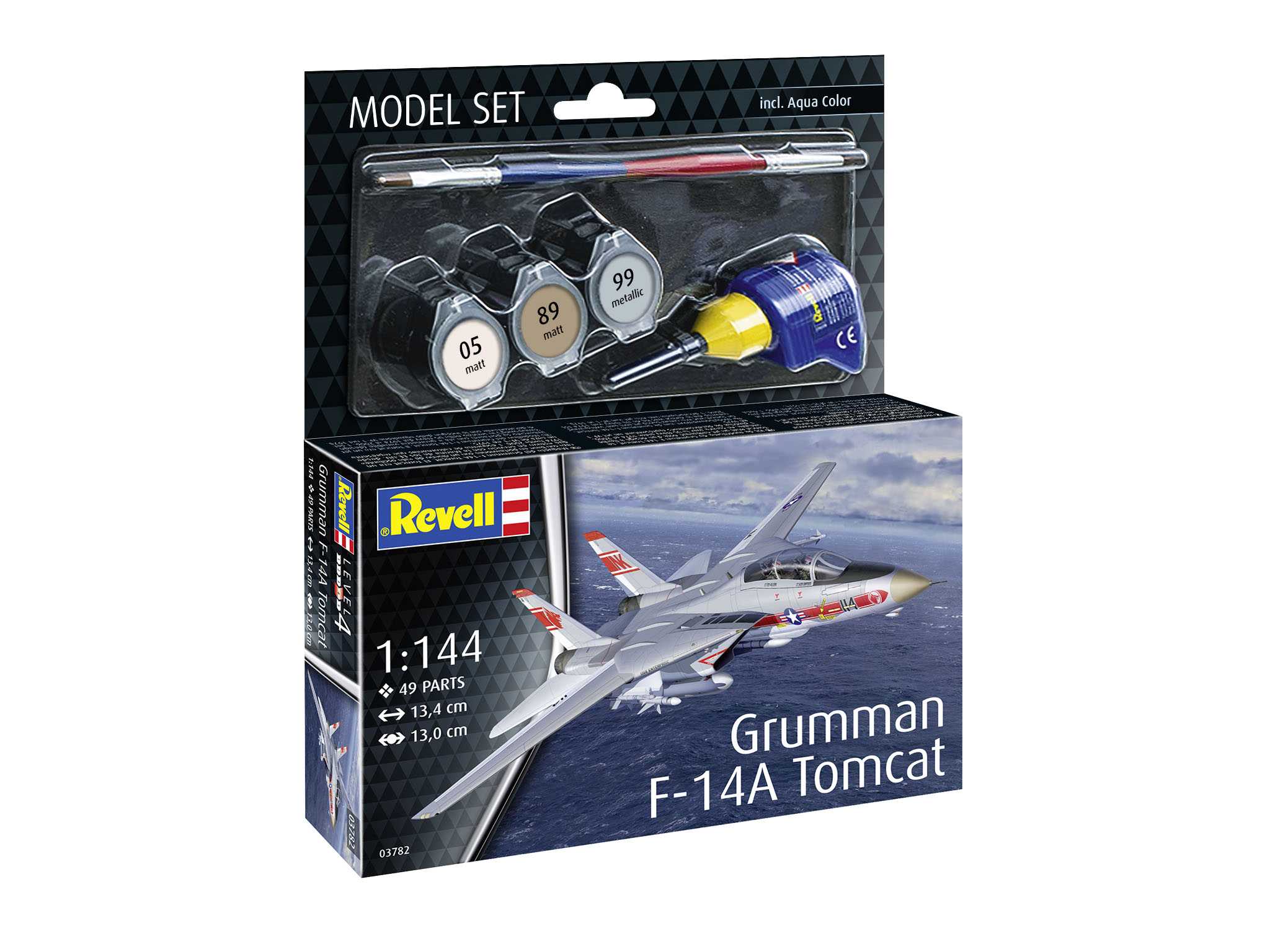 ModelSet lietadlo 63782 - Grumman F-14A Tomcat (1:144) 18-63782