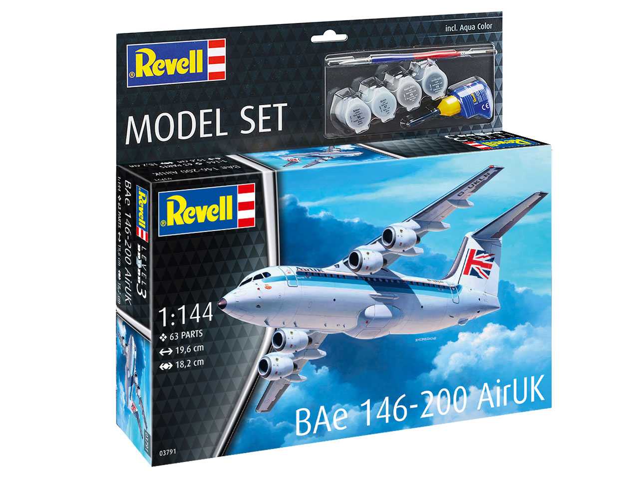 1:144 BAe 146-200, Air UK (zestaw modeli)