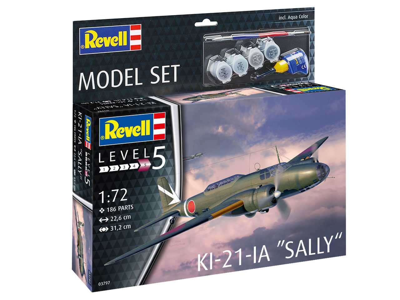 ModelSet lietadlo 63797 - Ki-21-la "Sally" (1:72) 18-63797
