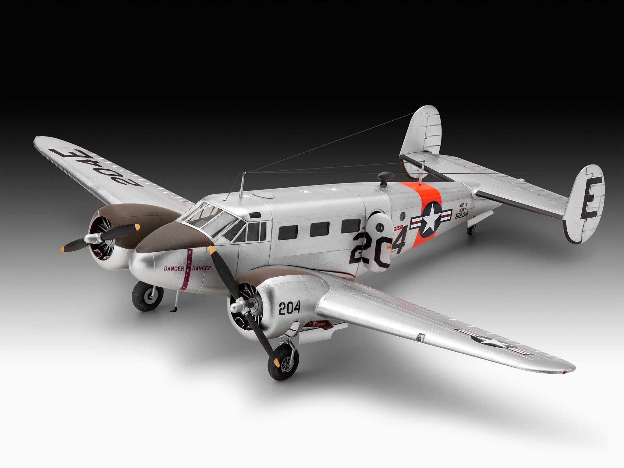ModelSet letadlo 63811 - Beechcraft Model 18 (1:48)