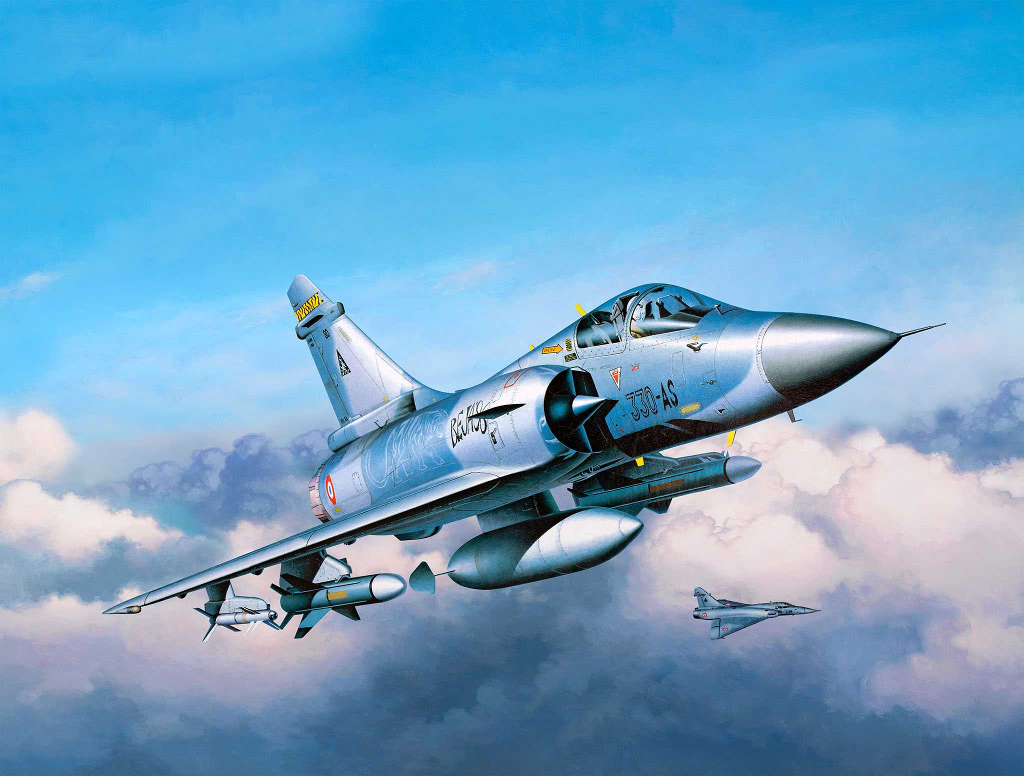ModelSet letadlo 63813 - Dassault Mirage 2000C (1:48)