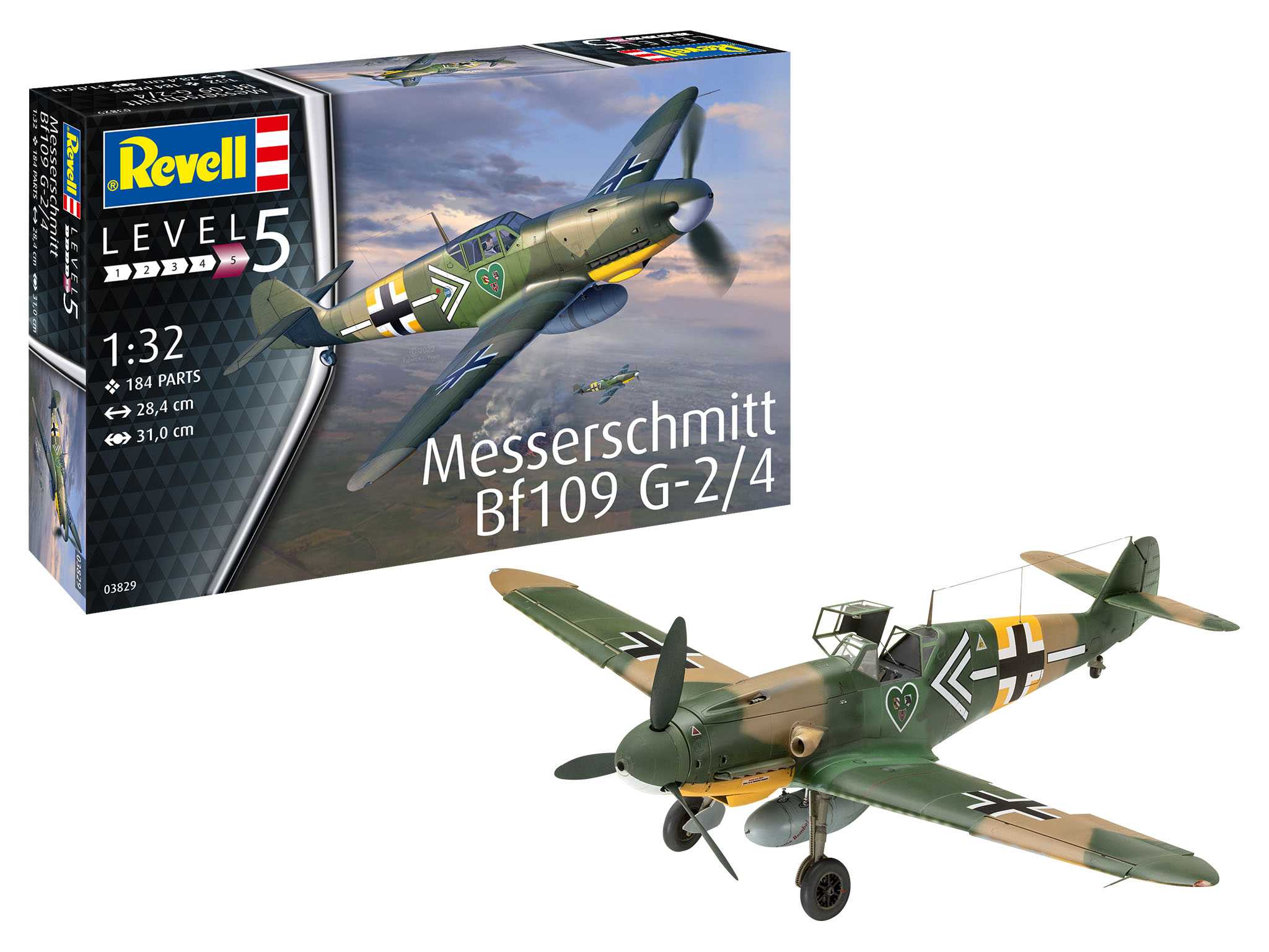 ModelSet letadlo 63829 - Messerschmitt Bf109 G-2/4 (1:32)