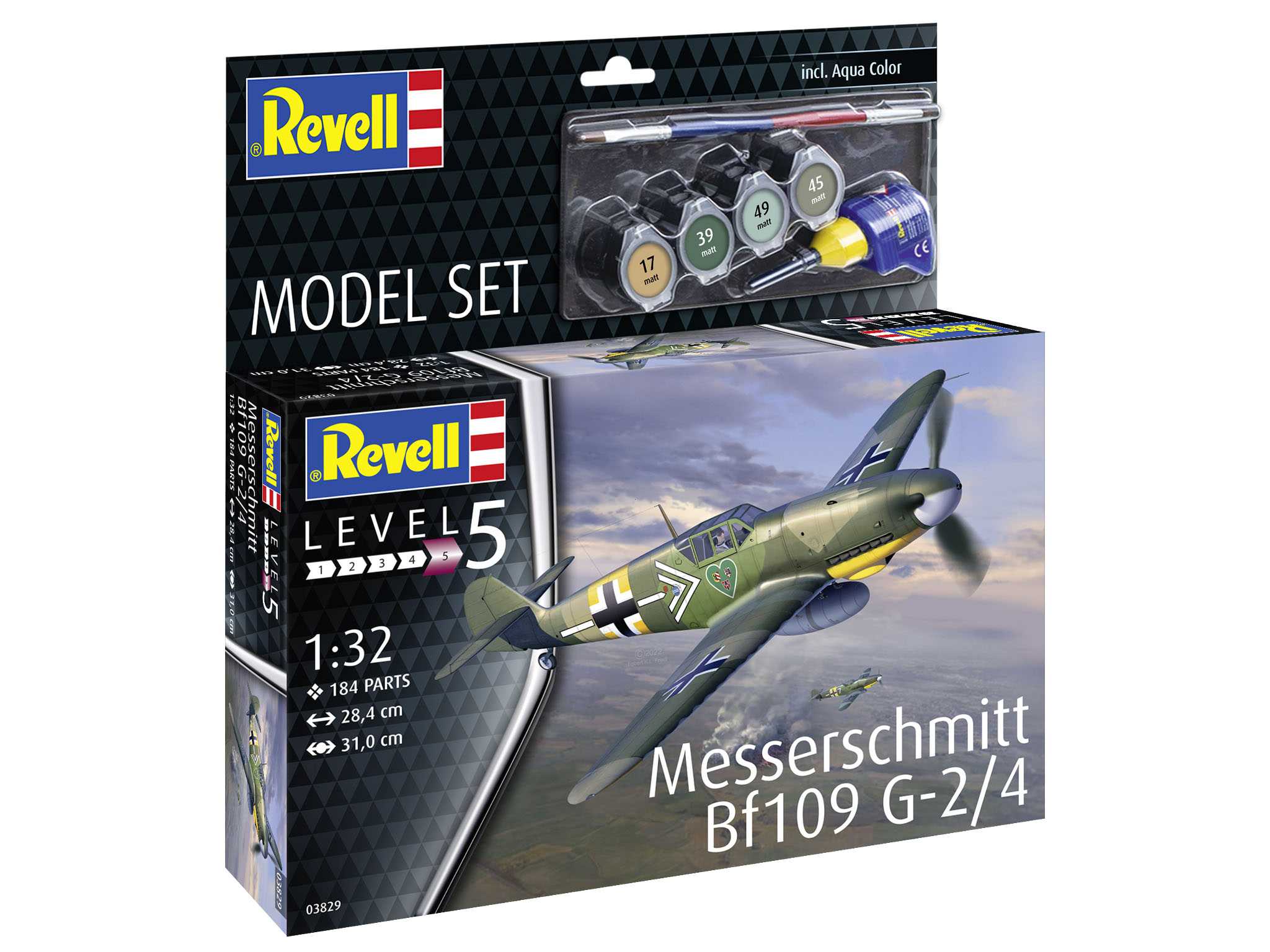 ModelSet letadlo 63829 - Messerschmitt Bf109 G-2/4 (1:32)