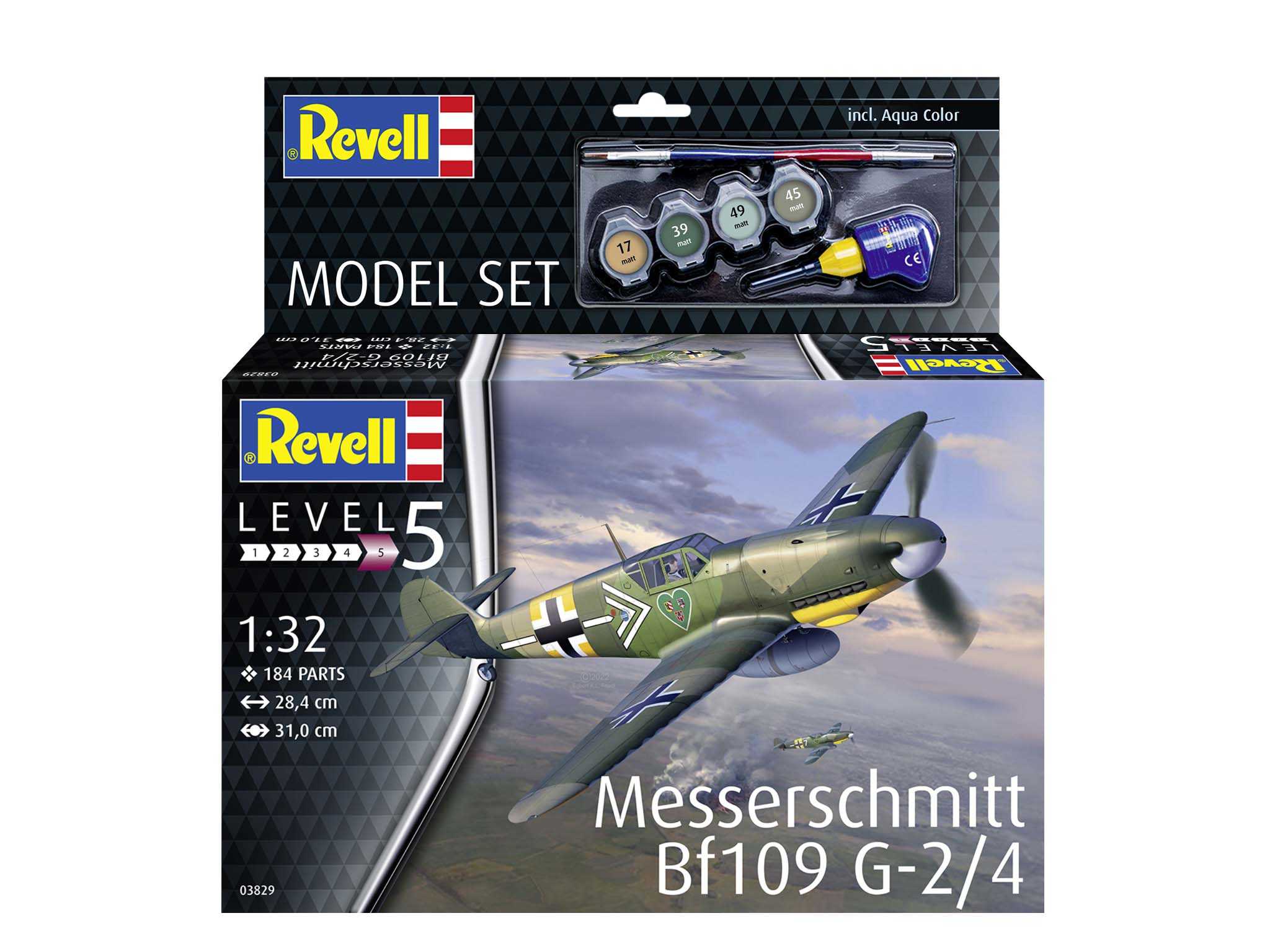 ModelSet letadlo 63829 - Messerschmitt Bf109 G-2/4 (1:32)
