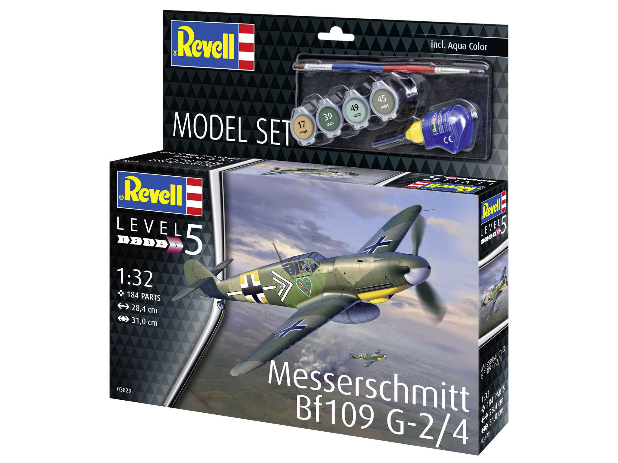 ModelSet letadlo 63829 - Messerschmitt Bf109 G-2/4 (1:32)