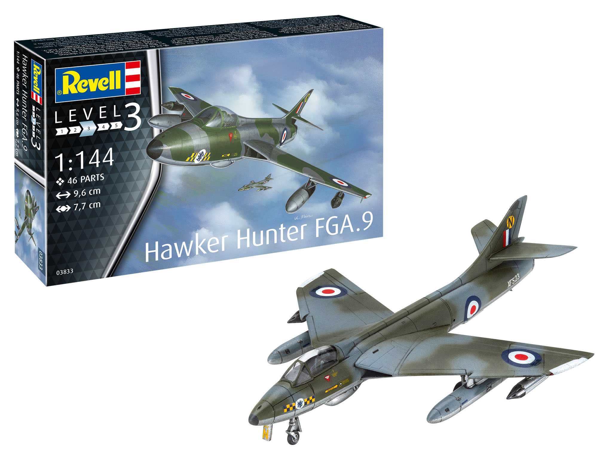 ModelSet lietadlo 63833 - Hawker Hunter FGA.9 (1:144) 18-63833