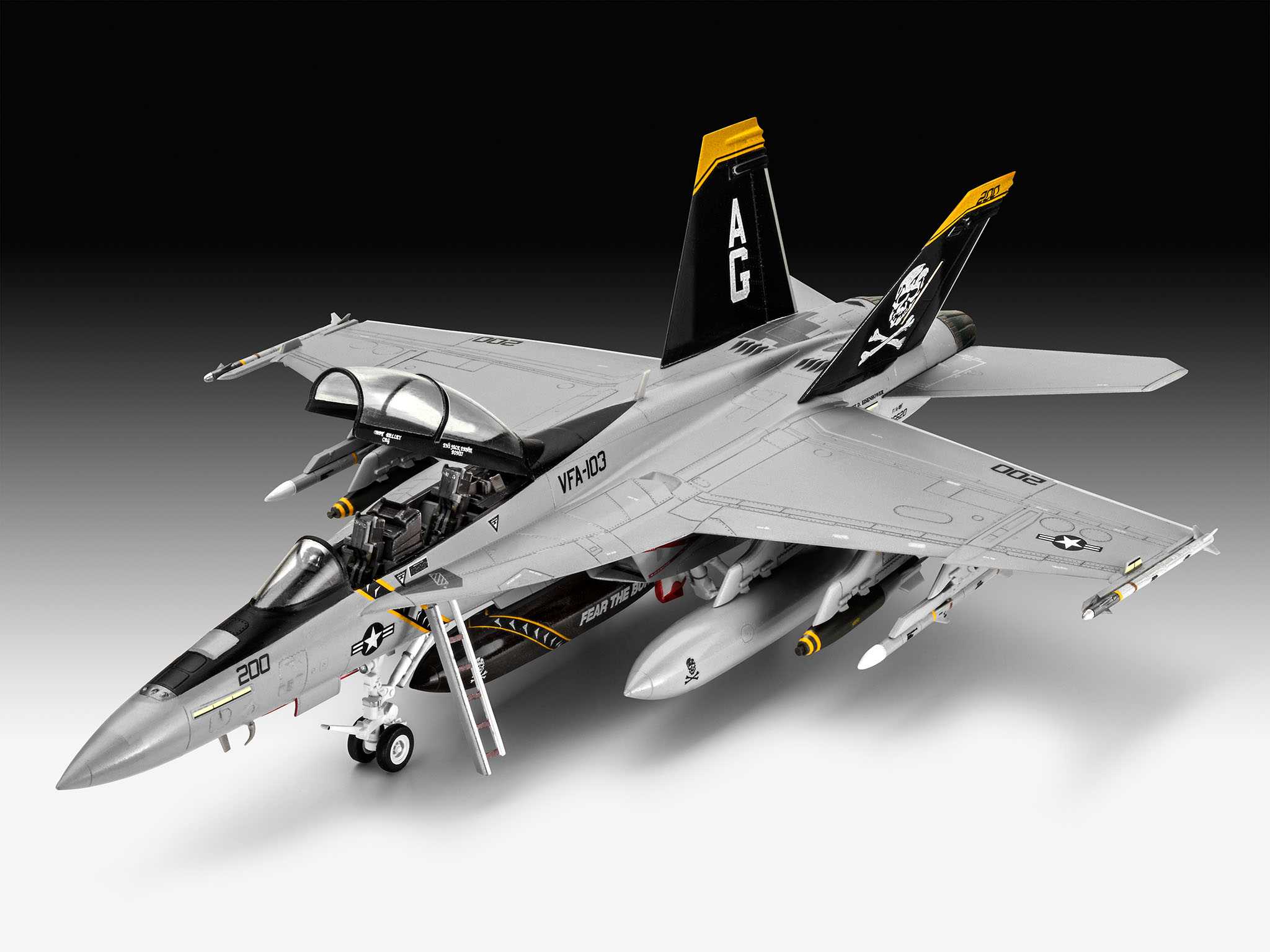 ModelSet letadlo 63834 - F/A18F Super Hornet (1:72)