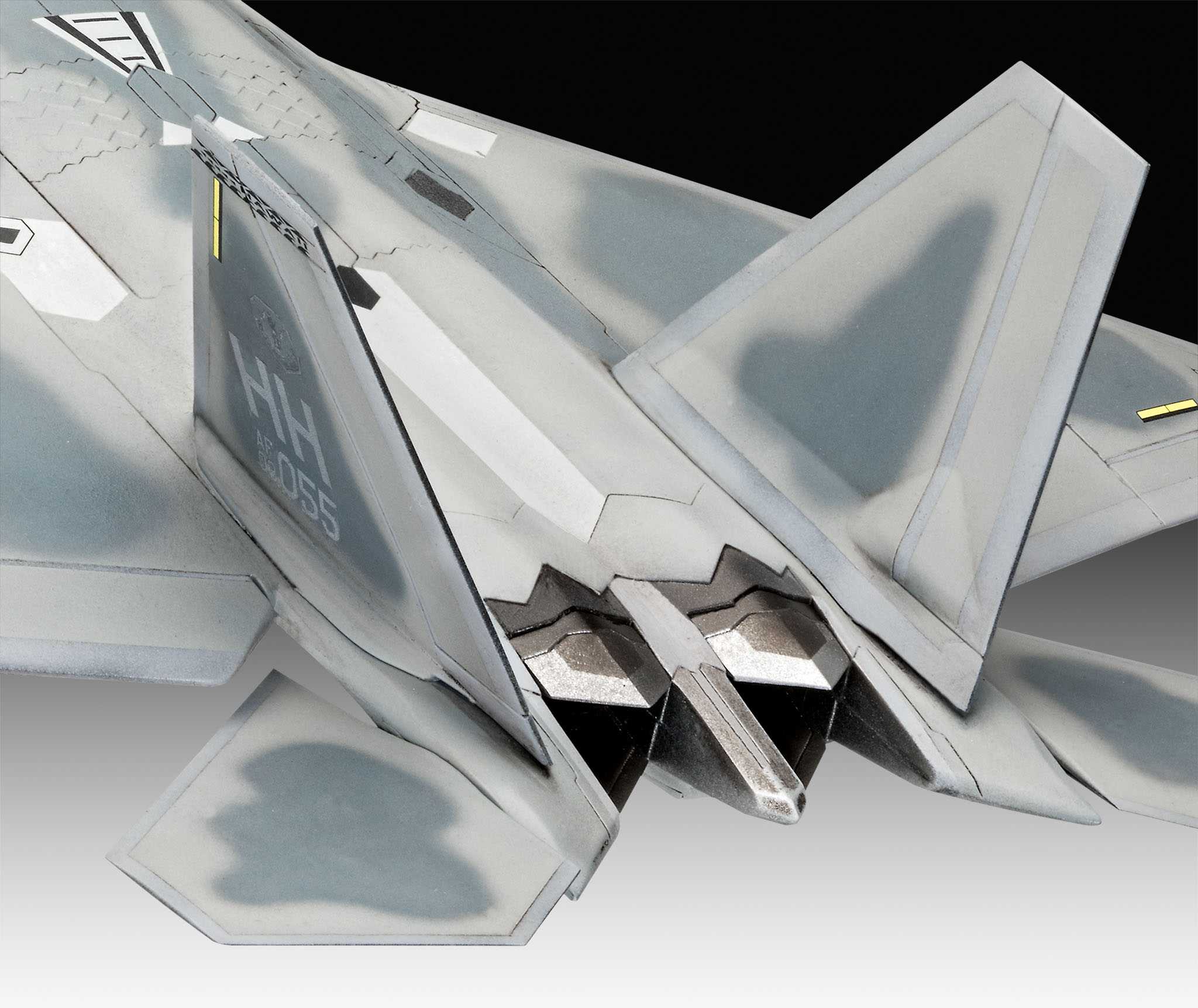 ModelSet letadlo 63858 - Lockheed Martin F-22A Raptor (1:72)