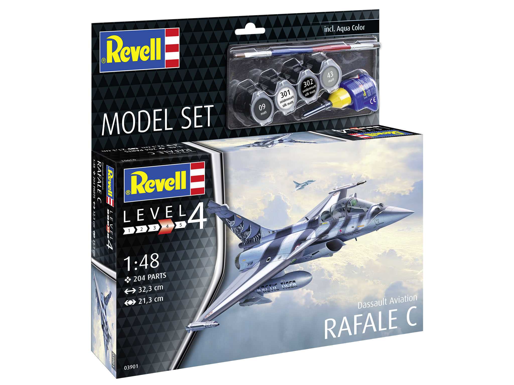 ModelSet letadlo 63901 - Dassault Aviation Rafale C (1:48)