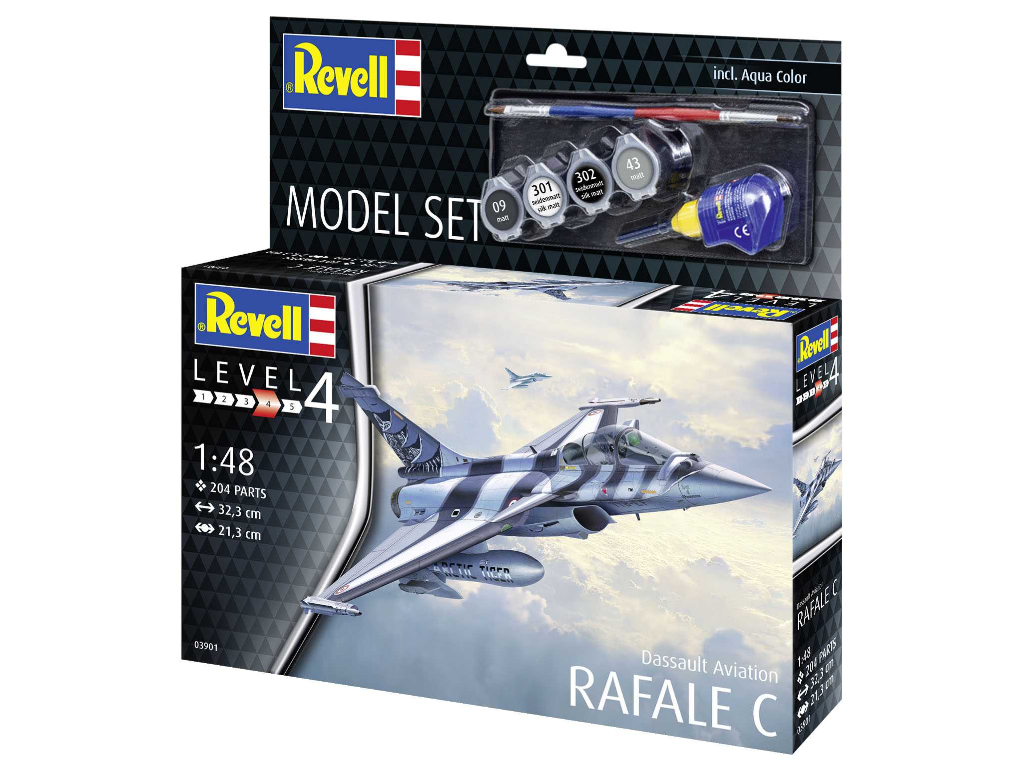 ModelSet letadlo 63901 - Dassault Aviation Rafale C (1:48)