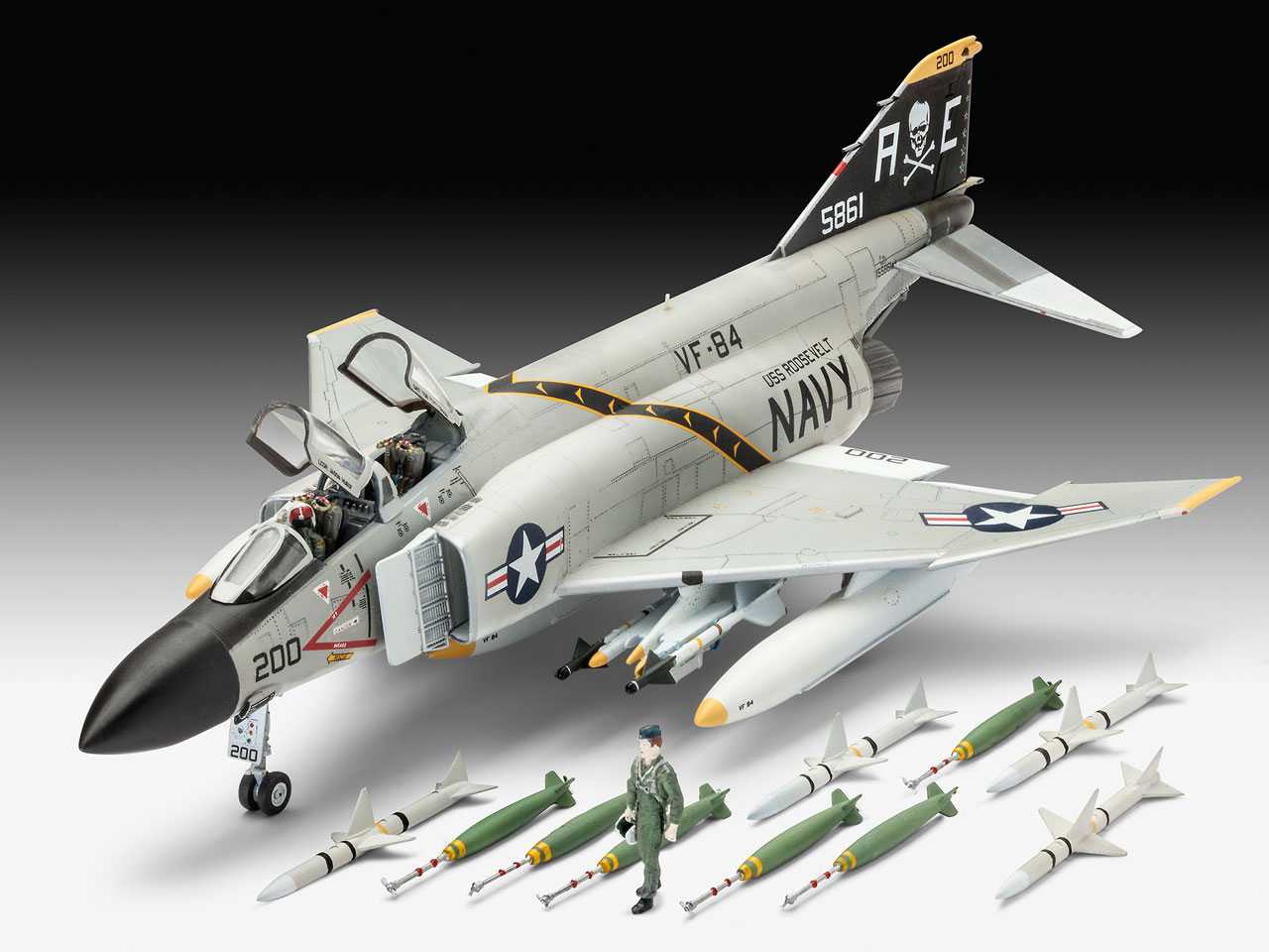 ModelSet letadlo 63941 - F-4J Phantom II (1:72)