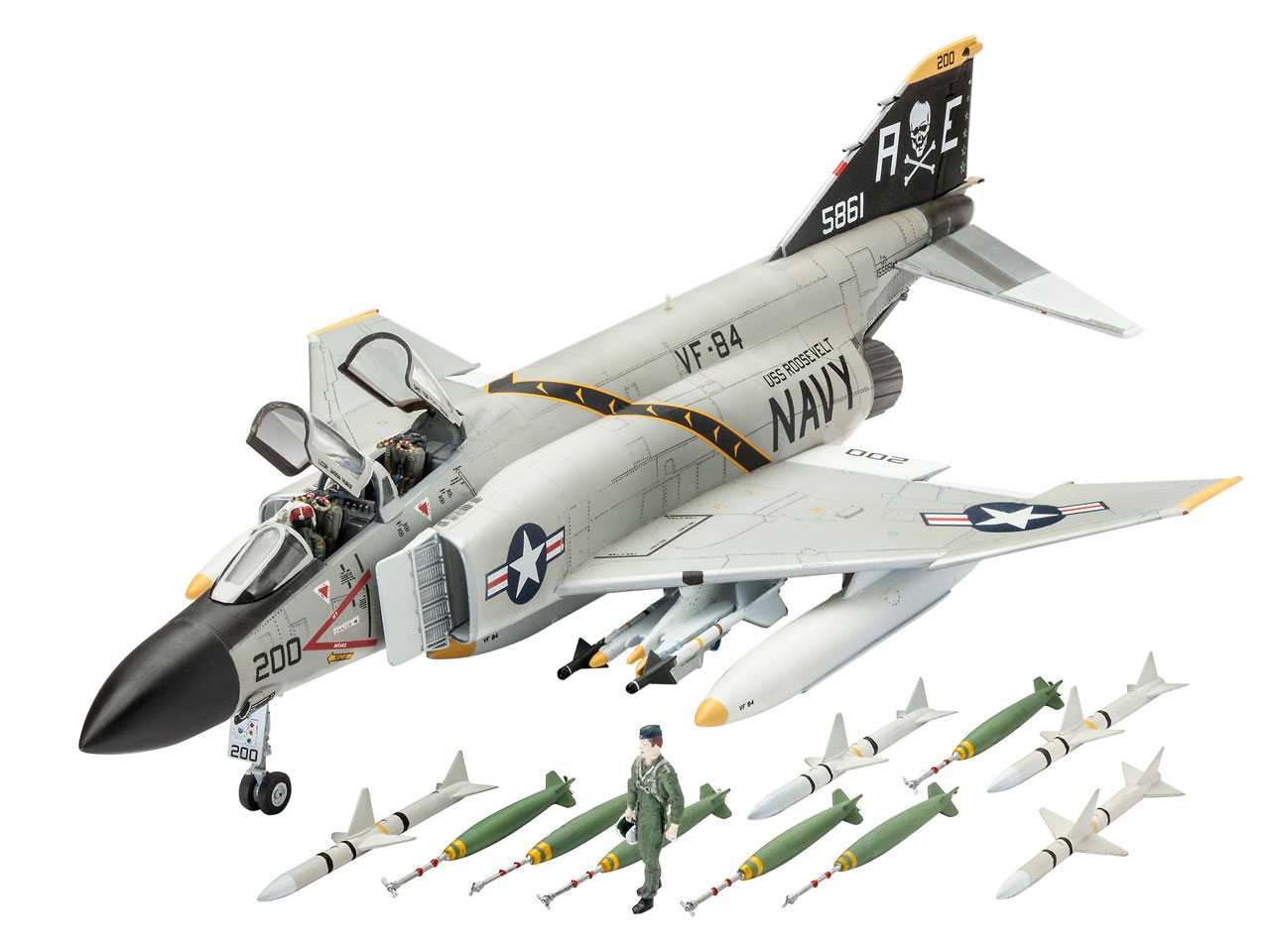 ModelSet letadlo 63941 - F-4J Phantom II (1:72)