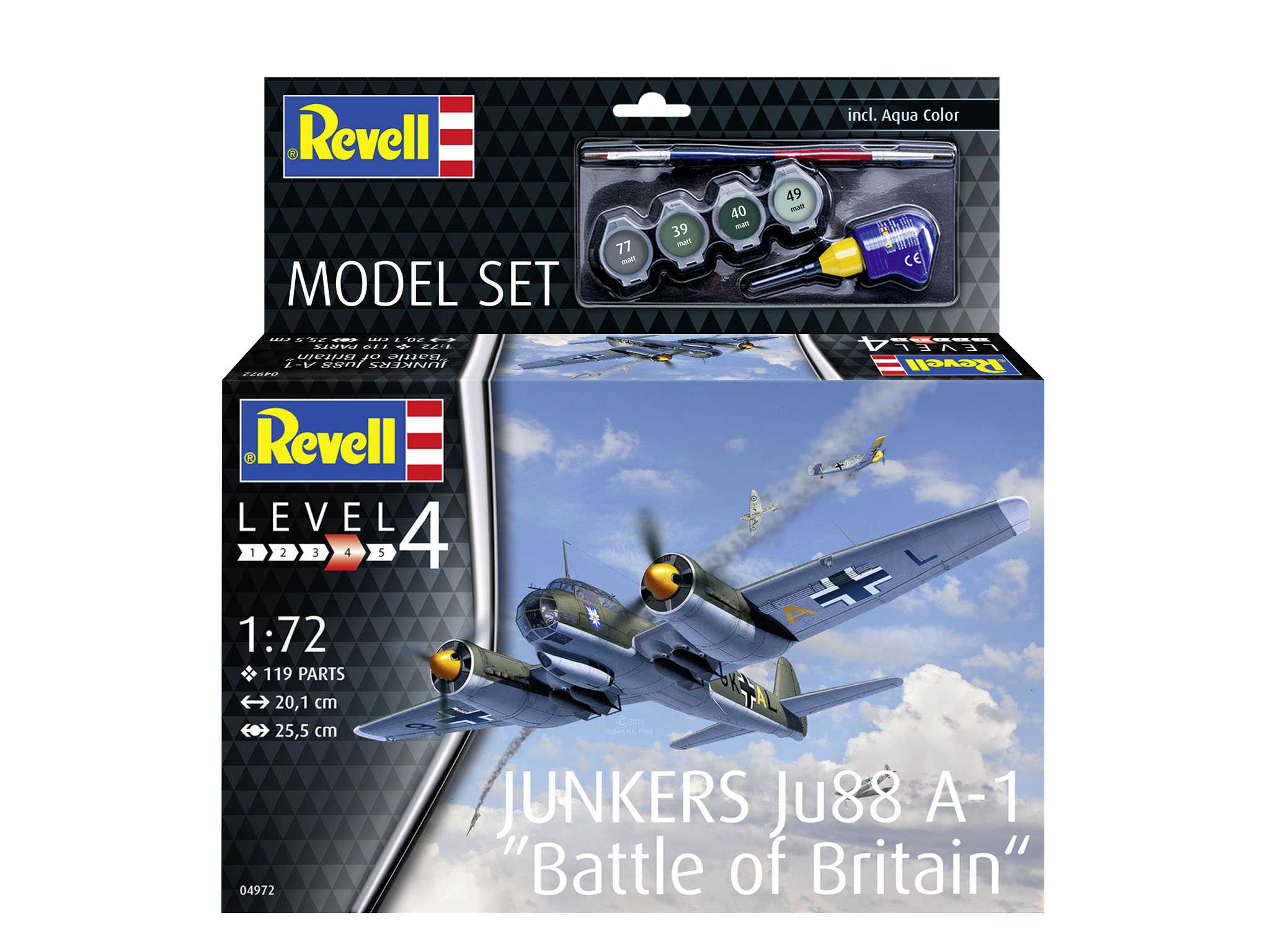 ModelSet letadlo 64972 - Junkers Ju88 A-1 "Battle of Britain" (1:72)