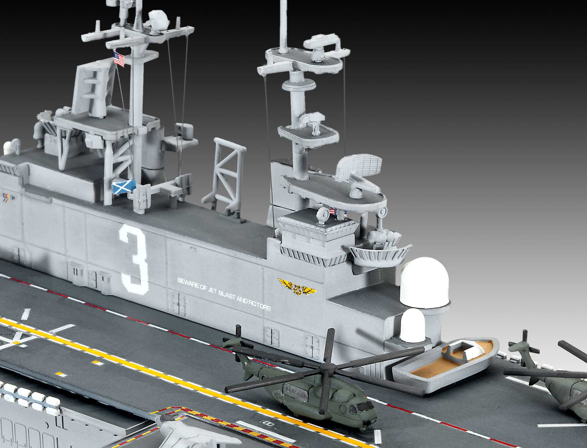 ModelSet loď 65178 - Assault Carrier USS WASP CLASS (1:700)