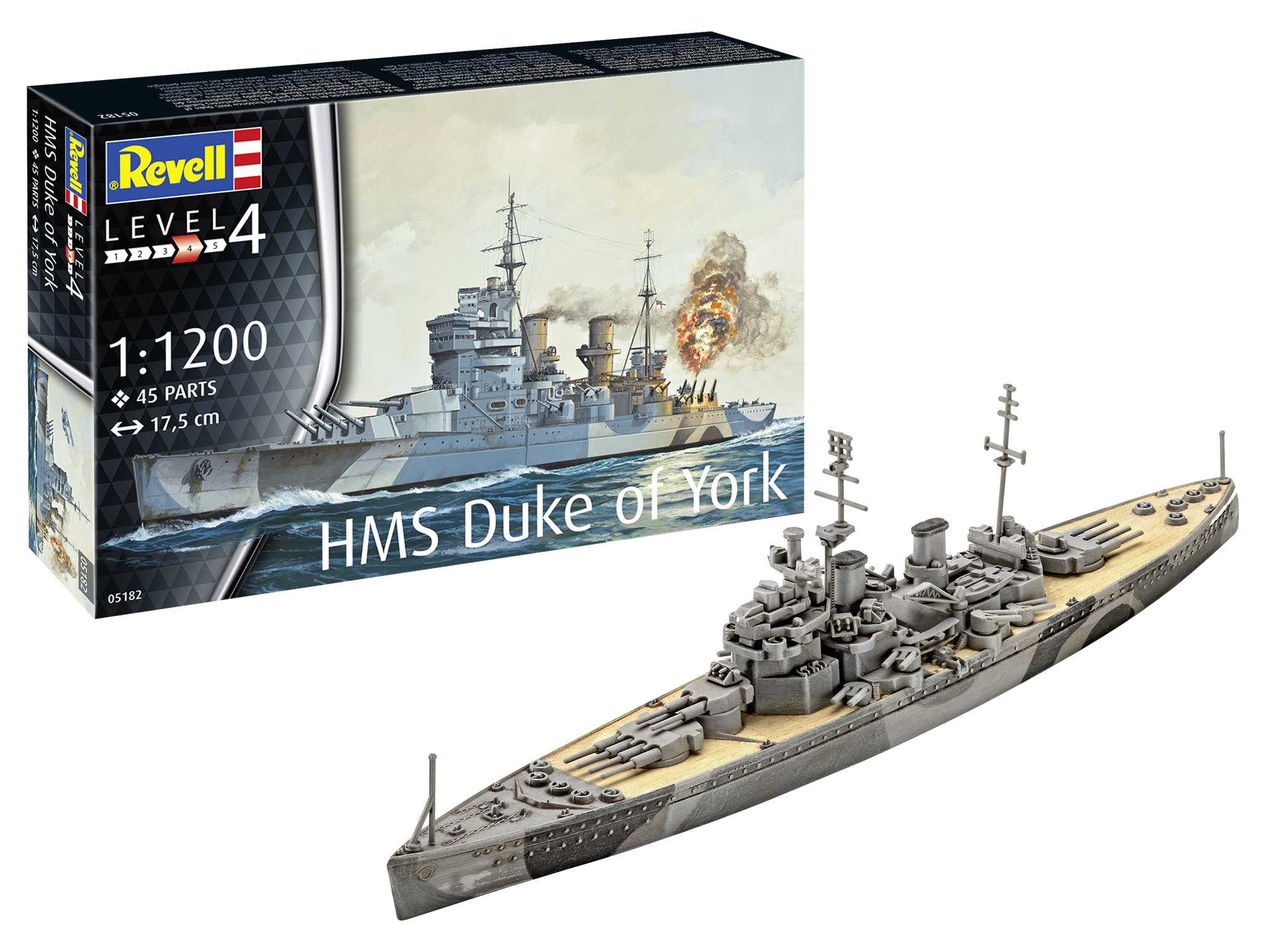 ModelSet loď 65182 - Battleship HMS Duke of York (1:1200)
