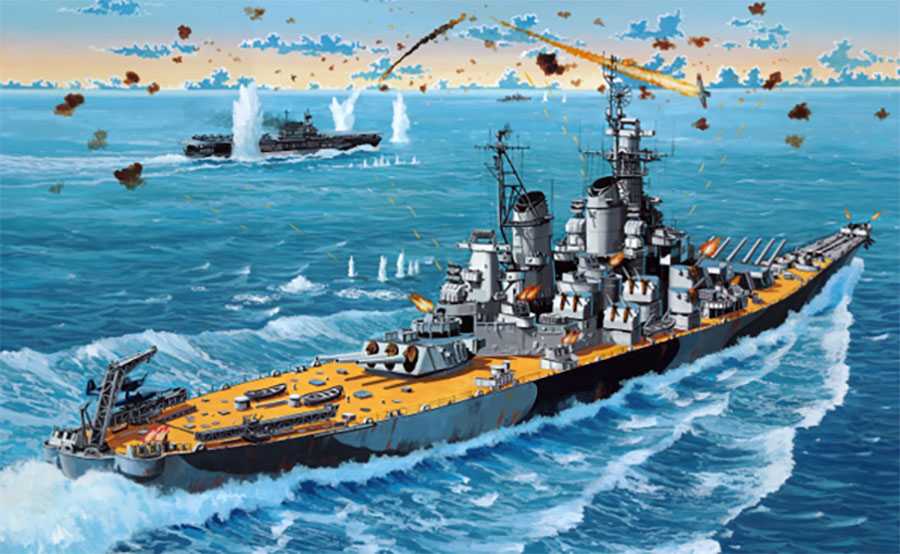 ModelSet loď 65183 - Battleship USS New Jersey (1:1200)