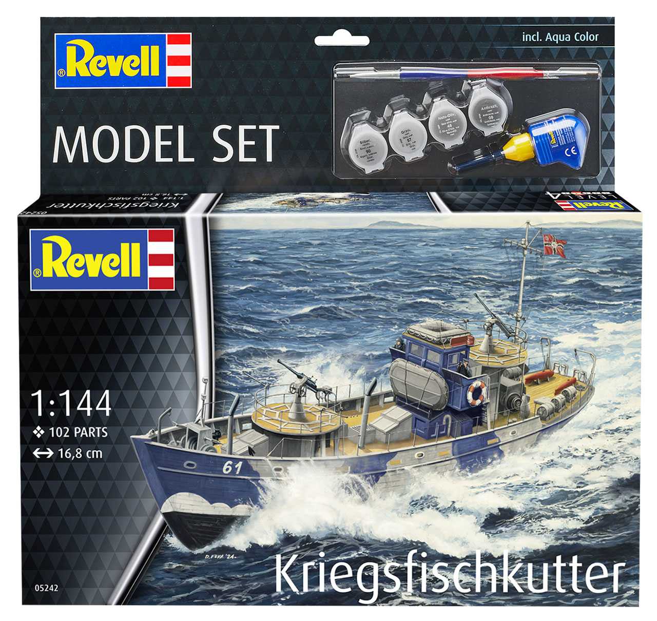 ModelSet loď 65242 - KFK (Kriegsfischkutter) (1:144) 18-65242
