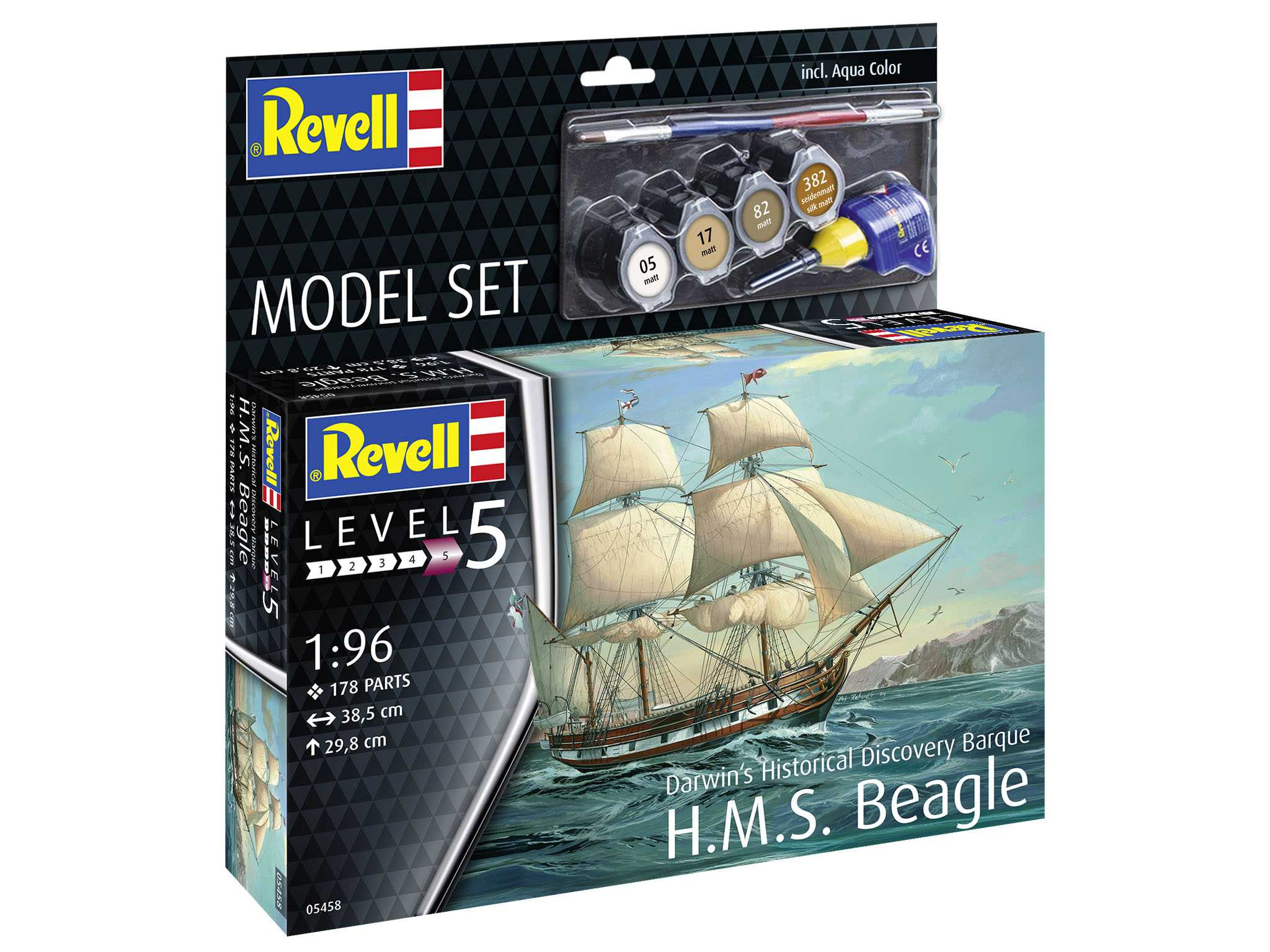 ModelSet loď 65458 - HMS Beagle (1:96) 18-65458