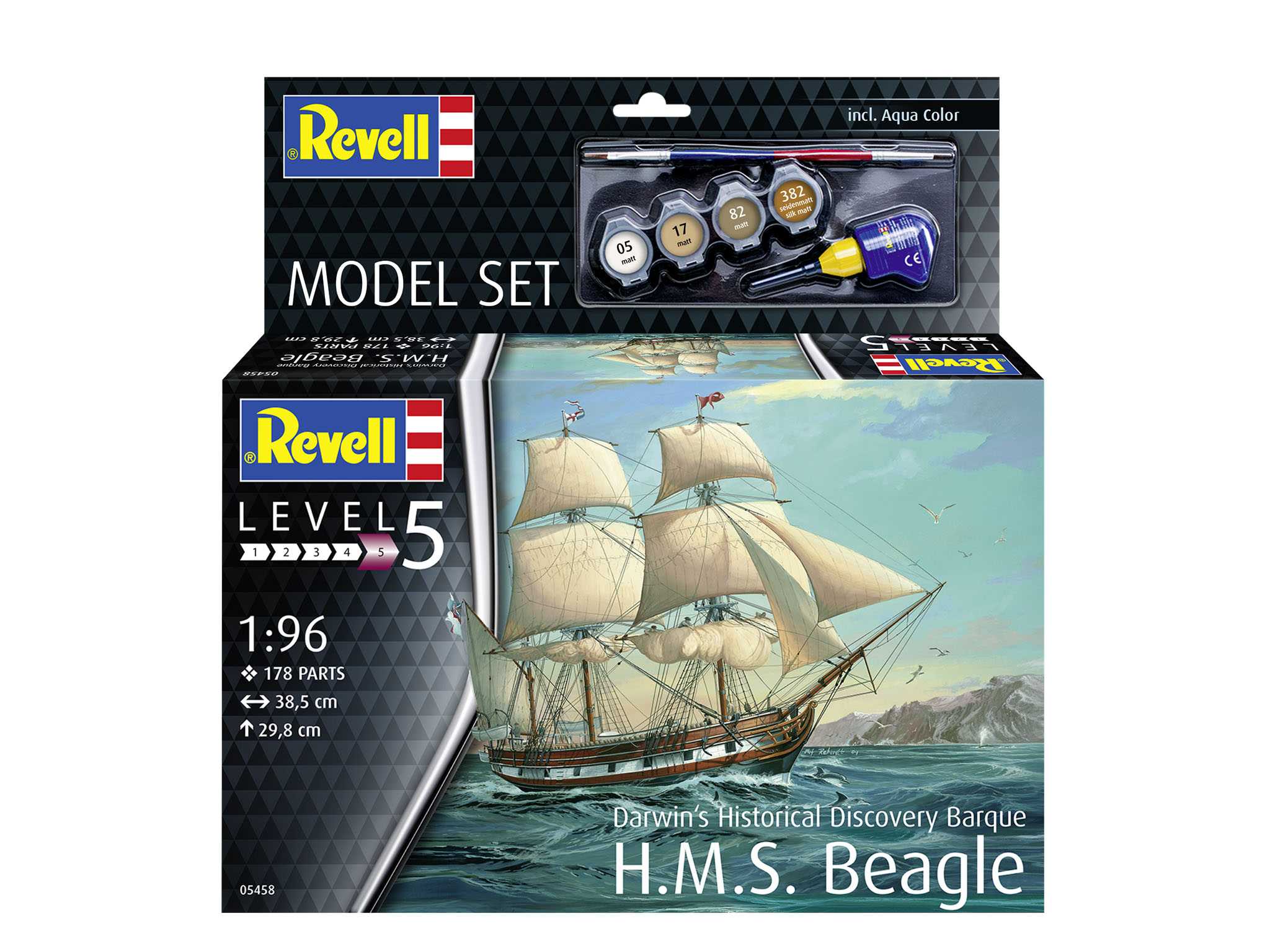 ModelSet loď 65458 - HMS Beagle (1:96)