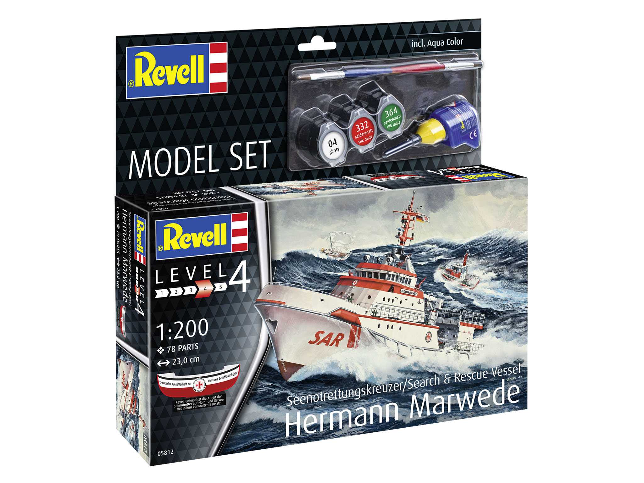1:200 DGzRS Hermann Marwede (zestaw modeli)