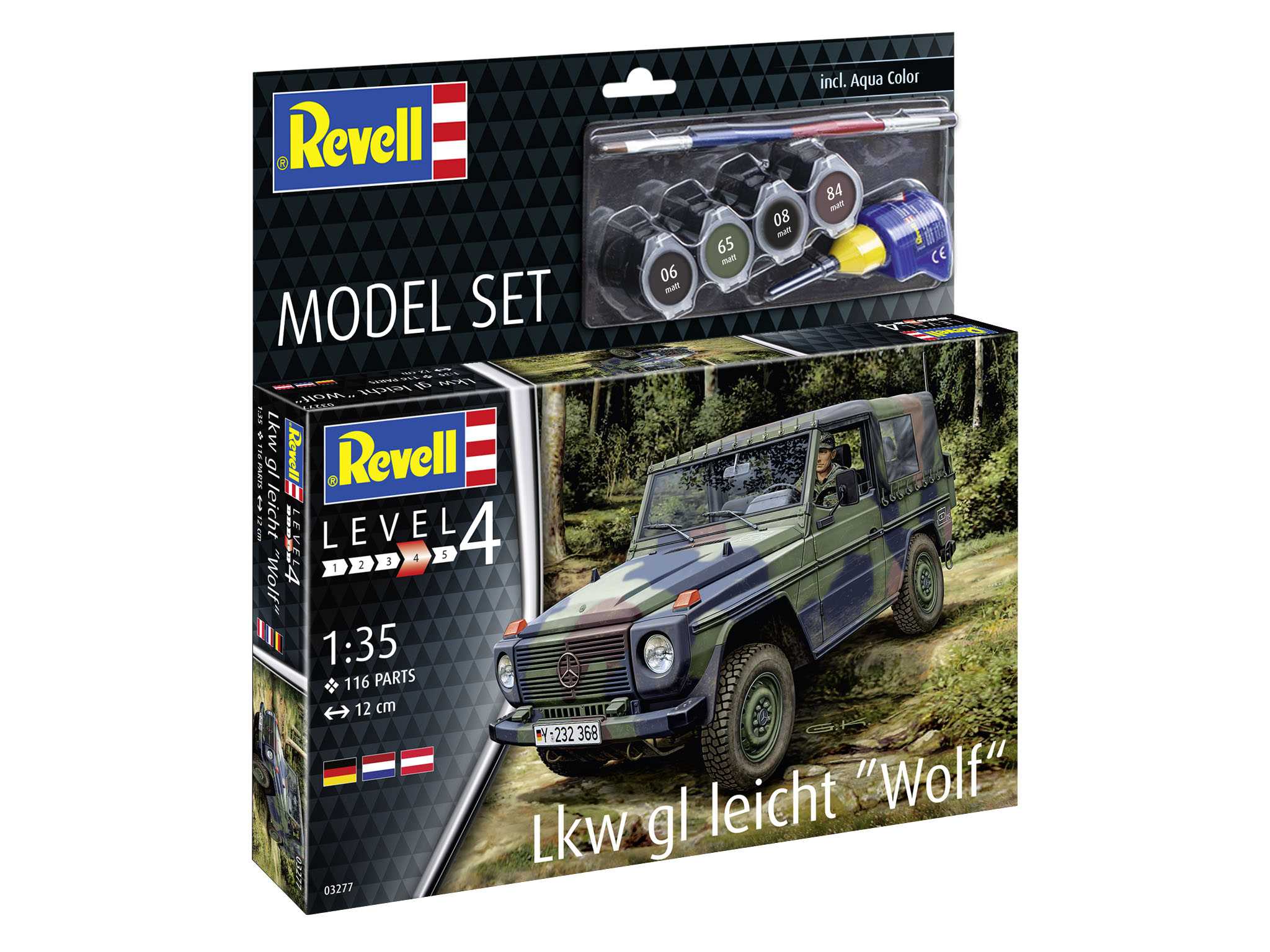 ModelSet military 63277 - Lkw gl leicht "Wolf" (1:35) 18-63277
