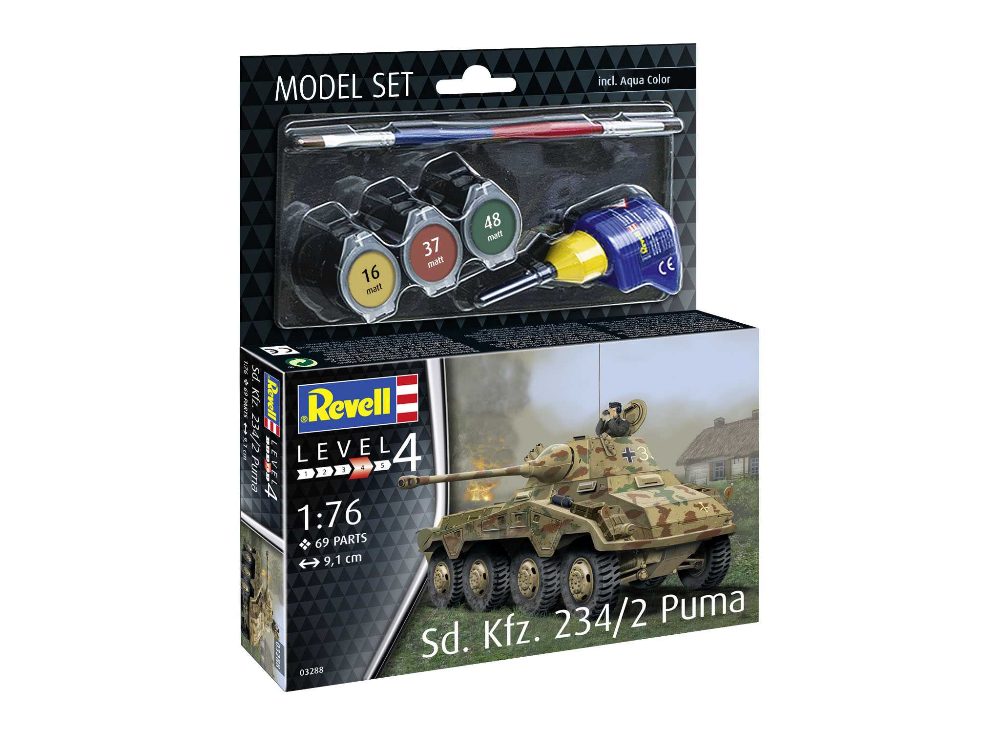ModelSet military 63288 - Sd.Kfz. 234/2 Puma (1:76) 18-63288