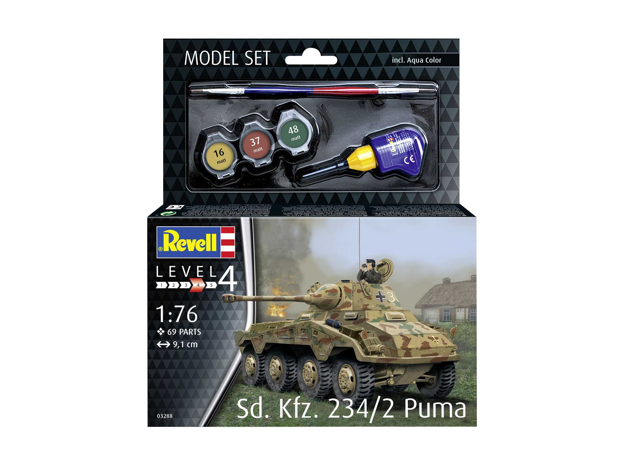 ModelSet military 63288 - Sd.Kfz. 234/2 Puma (1:76)